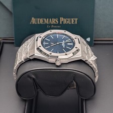 Unworn Audemars Piguet 16202ST.OO.1240ST.02 Royal Oak Blue Dial 2023 3