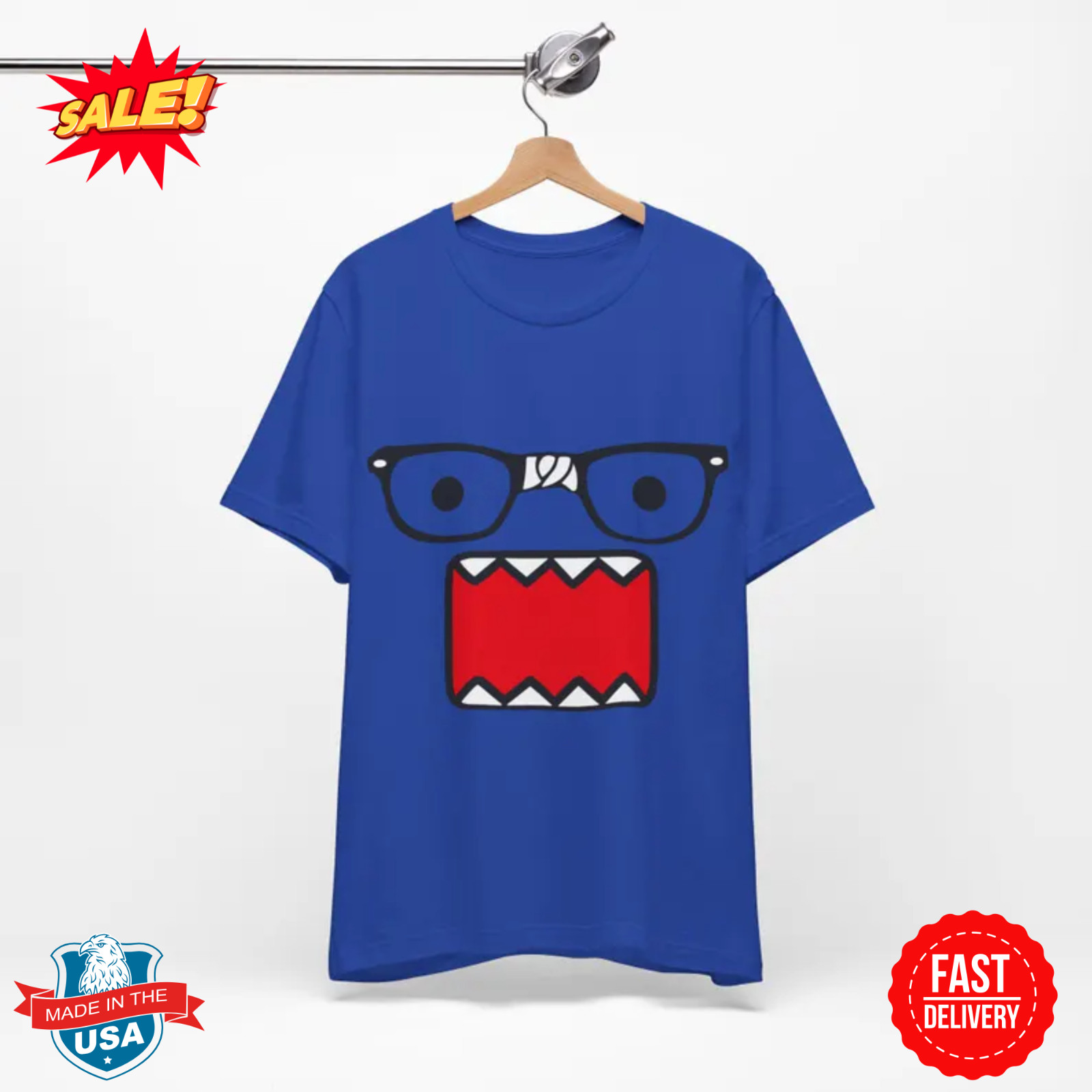 Emo Scene Fashion Tshirt - Domo Kun Tshirt