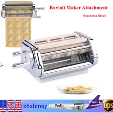 Professional Ravioli Maker Attachment for KitchenAid Stand Mixer Stainless Steel