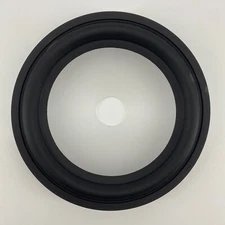 Replacement 6.5" PP Speaker Cone Recone Part W/ Rubber Surround For Audio Repair
