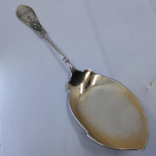 "New Tipt" by Gorham Sterling Silver 1871 Ice Cream Cake Server Service Flatware