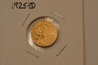 1925-D $2.5 Gold Indian Head (Quarter Eagle) Item # 7004