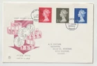 17/6/1970 UK GB FDC - Machins: 10p, 20p, 50p - Decimal Stamps & Coins - Norwich