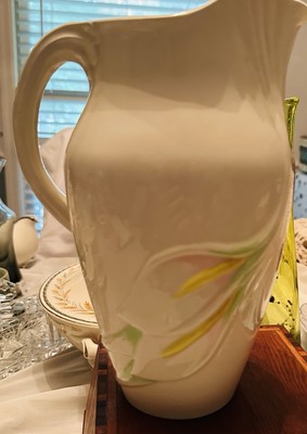 3D textured cala flower leaf  and landle MCM 9''