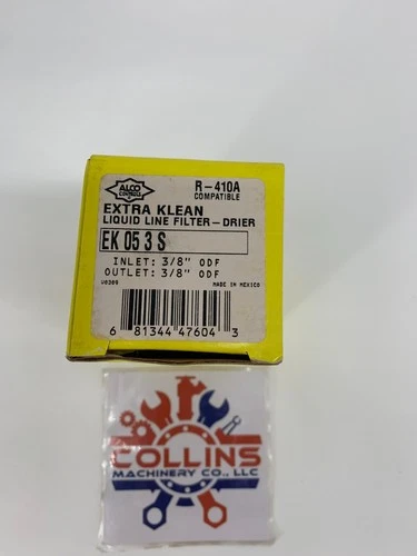 Emerson EK053S ALCO 3/8" Sweat ODF Liquid Line Filter Drier