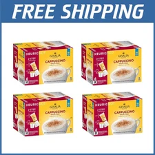 4 Boxes Cappuccino K-Cups with Froth Packets