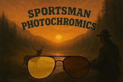 Sportsman Transitions Lenses For Your Metas! Shooter Yellow  to Dark Brown! 