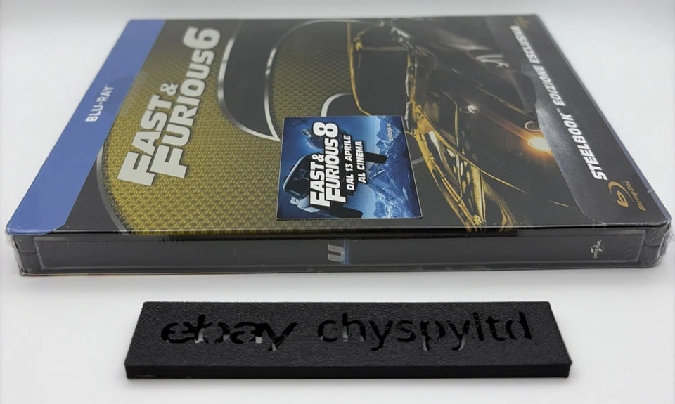 FAST AND THE FURIOUS 6 - Blu-Ray Steelbook - Italian IT - Letter Series U - Image 3 of 4