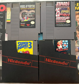 Nintendo NES Action Set Complete in Box (Used) with 4 Games | See Inside
