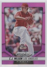 2014 Panini Prizm Purple Prizm 14/99 CJ Wilson #83 1j6