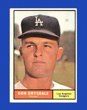 1961 Topps Set-Break #260 Don Drysdale EX-EXMINT *GMCARDS*
