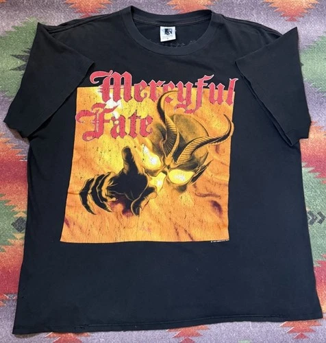 Mercyful Fate North America Tour Concert T-shir 1990s vintage concert t-shirt, vintage, size L, single stitch, B+ condition