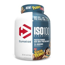 Dymatize ISO100 Hydrolyzed Protein Powder - Cocoa Pebbles (71 Servings) - 5LB(S)