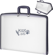 11X17 Kids Art Portfolio - Accordian File Organizer with 13 Pockets, Art Portfol