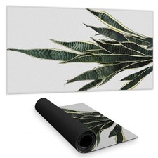 Begin Home Decor C1DM15315RP56R 16 x 32 in. Snake Plant Desk Mat - Green Exot...