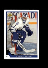 Damian Rhodes 1993-94 Upper Deck Hockey #364 Toronto Maple Leafs