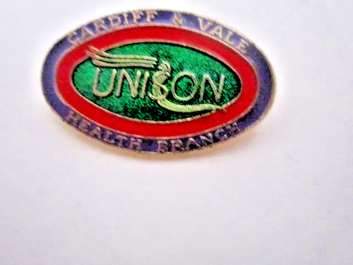 Cardiff & Vale Unison Health Badge