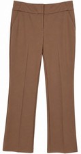 Investments Signature Ponte Straight Leg Petite M Pants Mocha Brown NWT Career