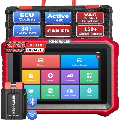 KINGBOLEN K8 PRO Car OBD2 Diagnostic Scan Tool Bi-directional ECU Coding Scanner