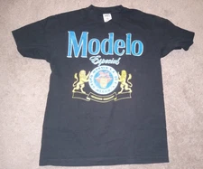 MODELO "Especial" Men's Large Black T-shirt (Used, Preowned)