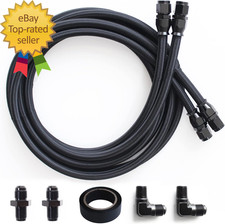 6AN Transmission Cooling Line Hose Compatible with 4L60 700R4 TH350 TH400 7 Ft