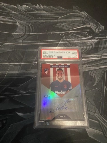 Daka Atletico Madrid 2021-22 Auto Koke  PSA 9 numb. /50