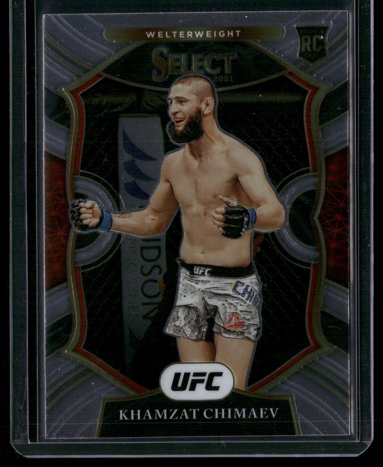 2021 Panini Select UFC #57 Khamzat Chimaev RC Rookie Card