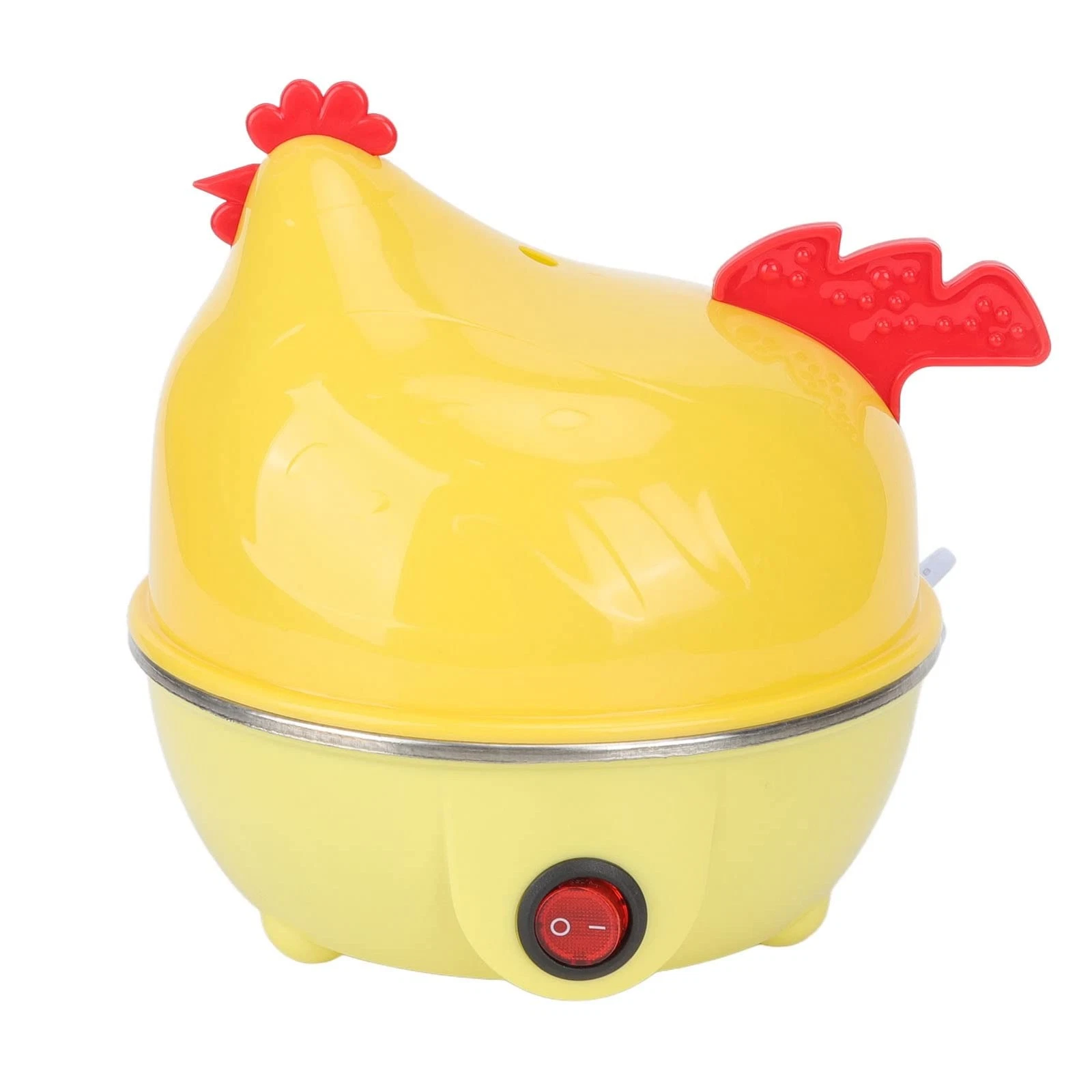 Egg Cooker, Multifunction Chicken Shape Rapid Egg Boiler with 7 Egg Capacity ...
