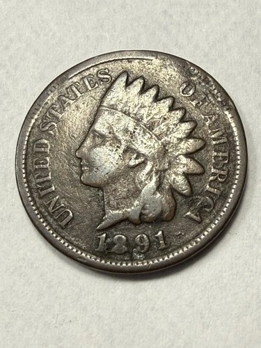 ** 1891 INDIAN CENT- VG    (FILL THAT SPOT IN YOUR SET)   PRICED TO SELL 🔥 **
