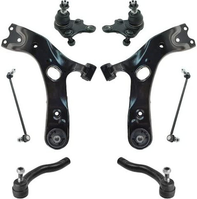 Front Lower Control Arm Ball Joint Tie Rod End Bar Kit for 2011-2016 Scion TC