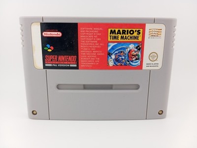 SNES | Mario's Time Machine | Super Nintendo | SNSP-8M-NOE/SFRG | nur Modul
