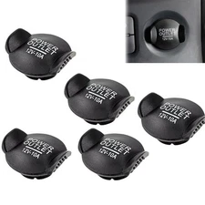 5X Car Cigarette Lighter Socket Cover Cap Outlet Lid Fitness 12V Universal Plug