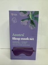 Asutra Sleep Mask Sets with Cozy Weighted Neck Wrap Lavender