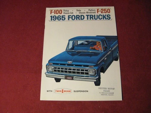 1965 Ford Pickup Truck Sales Brochure Booklet Catalog Original Old