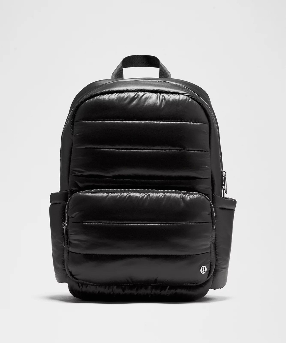 NWT Lululemon everywhere backpack *Wunder puff BLACK Lululemon Wunder Puff Backpack 20L - Black - lulu fanatics main image 4