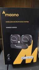 MAONO WIRELESS MICROPHONE SYSTEM WM820 SERIES iPhone/ iPad Color-Black