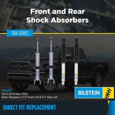 Bilstein B8 5100 Set Of 4 Shocks For 2014-2018 Ram 2500 W 2-2.5 Front Lift