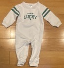 Carter's White Green Coverall One-Piece St. Patrick's Day Baby 18 Months — photo 1