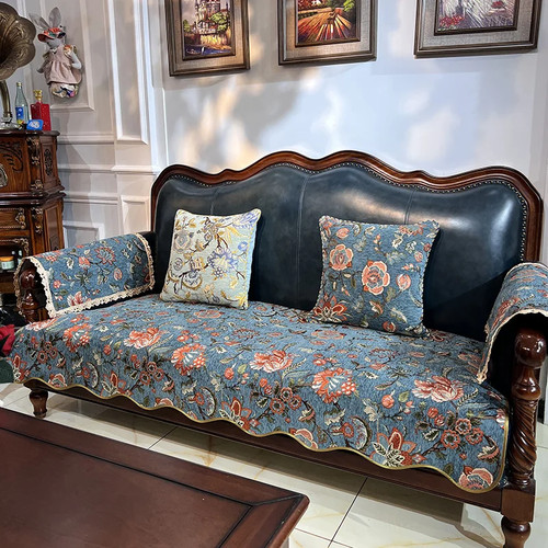Copridivano Stile Europeo Lusso Jacquard Copridivano Antiscivolo Copripoltrona - Foto 26 di 26