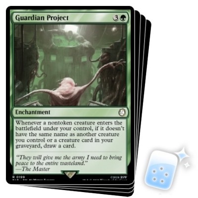 GUARDIAN PROJECT X4 Universes Beyond: Fallout Magic MTG MINT CARD