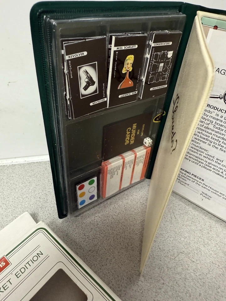 1989 New Waddingtons Cluedo Magnetic Pocket Edition Game Vintage Never Used - Image 4 of 4