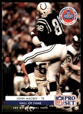 John Mackey 1992 Pro Set #SC3 Baltimore Colts NFL READ FREE SHIP AutographDen