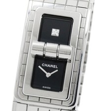 CHANEL Code Coco H5144 1P diamond black Dial Quartz Ladies Watch_894930