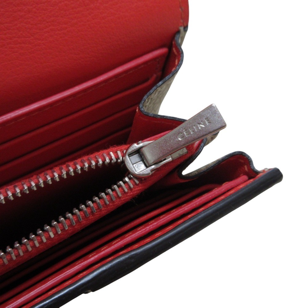 CELINE Phoebe Large Flap Multi-Function Leather L… - image 9