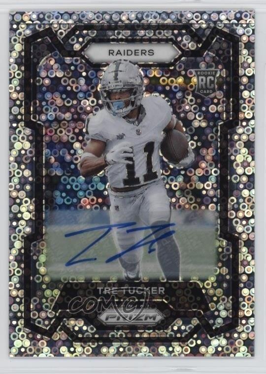 Tre Tucker Panini Prizm #362 Autograph-No Huddle