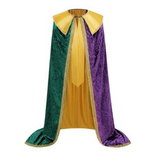 Halloween Cloak Medieval Victorian Vampire Cloak Clown Cape mixed colors