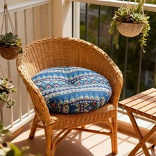 Washable Round Tatami Floor Cushion Seat Pillow Soft Meditation Mat Chair Pad