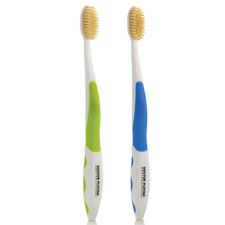 MOUTHWATCHERS Soft Flossing Manual Toothbrush for Adults, 2 Pack, Ultra Clean, G
