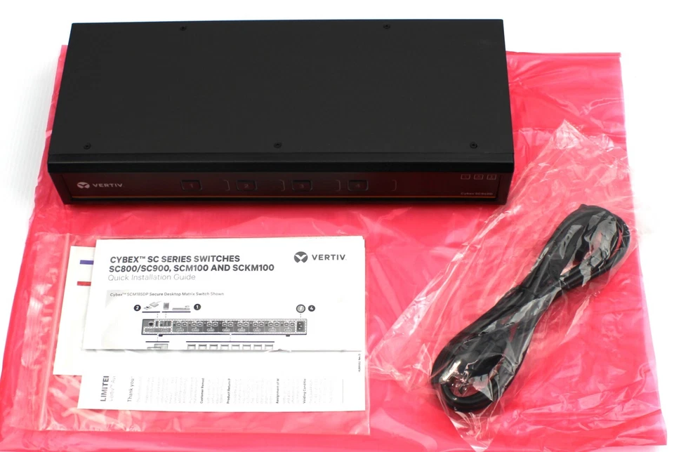 Vertiv | SC940D | SC940D-001 | Cybex SC 4-Port DP DH Secure KVM Switch - New - Image 4 of 4