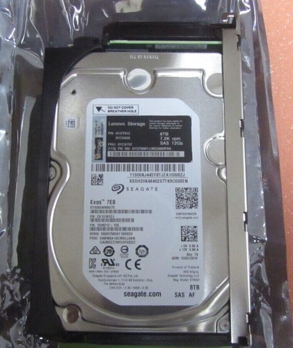LENOVO 01GT912 8TB STORAGE 01CX797 01CX820 7.2K 3.5" NL SAS Hard Drive HDD NEW - Picture 2 of 3